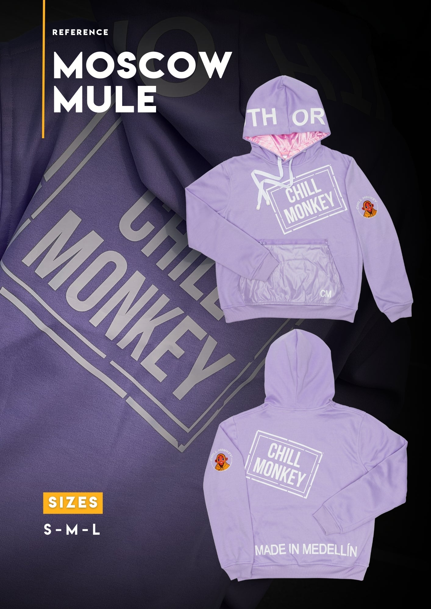 Chill Monkey Moscow Mule Hoodie 1st Collection