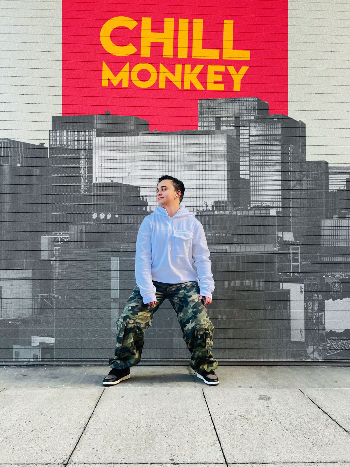 Chill Monkey Martini Hoodie 2nd Collection