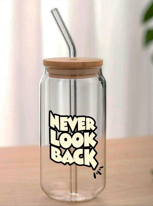 Glass Cup Never Look Back Chill Monkey