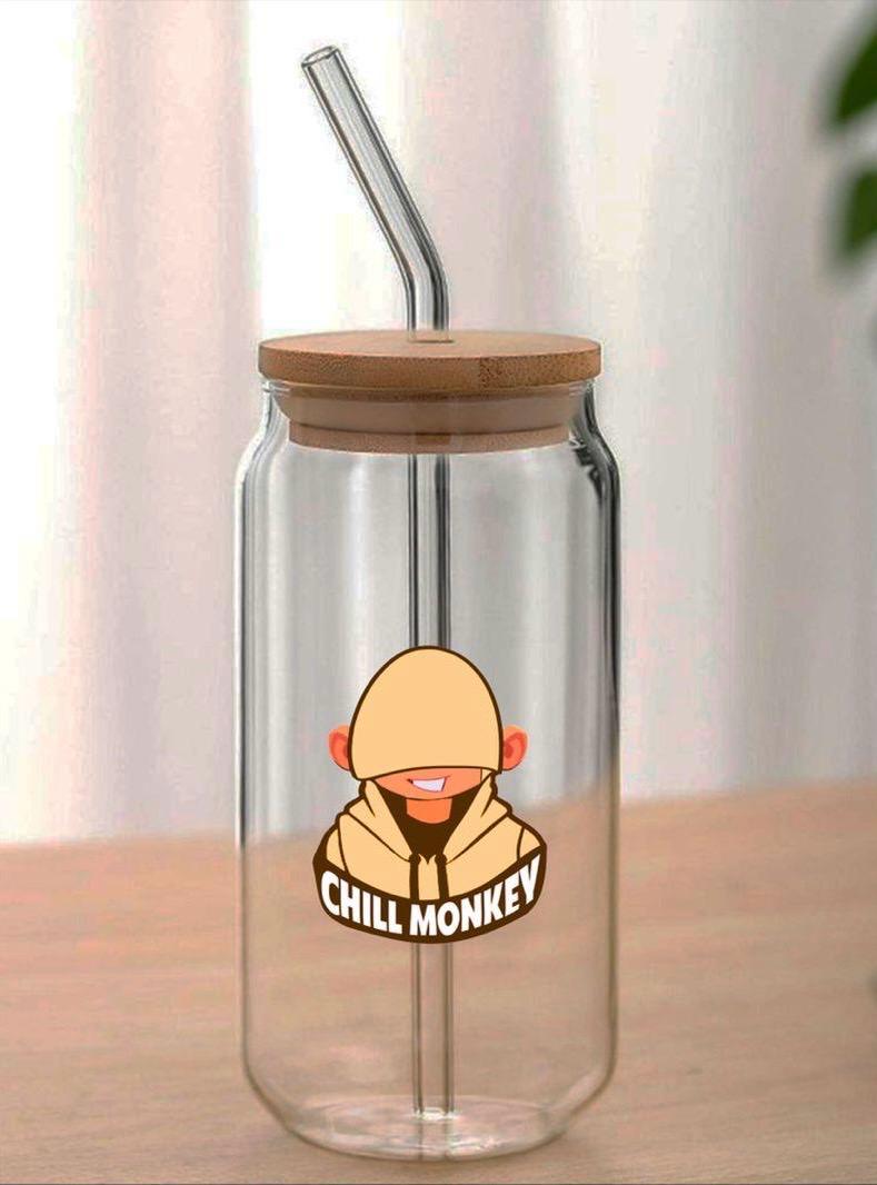 Glass Cup Vibra Bonito Chill Monkey