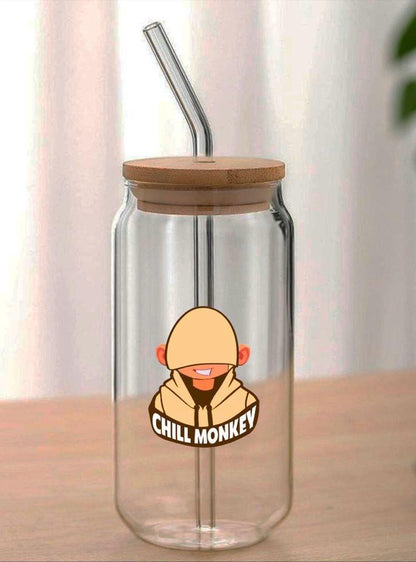 Glass Cup Vibra Bonito Chill Monkey