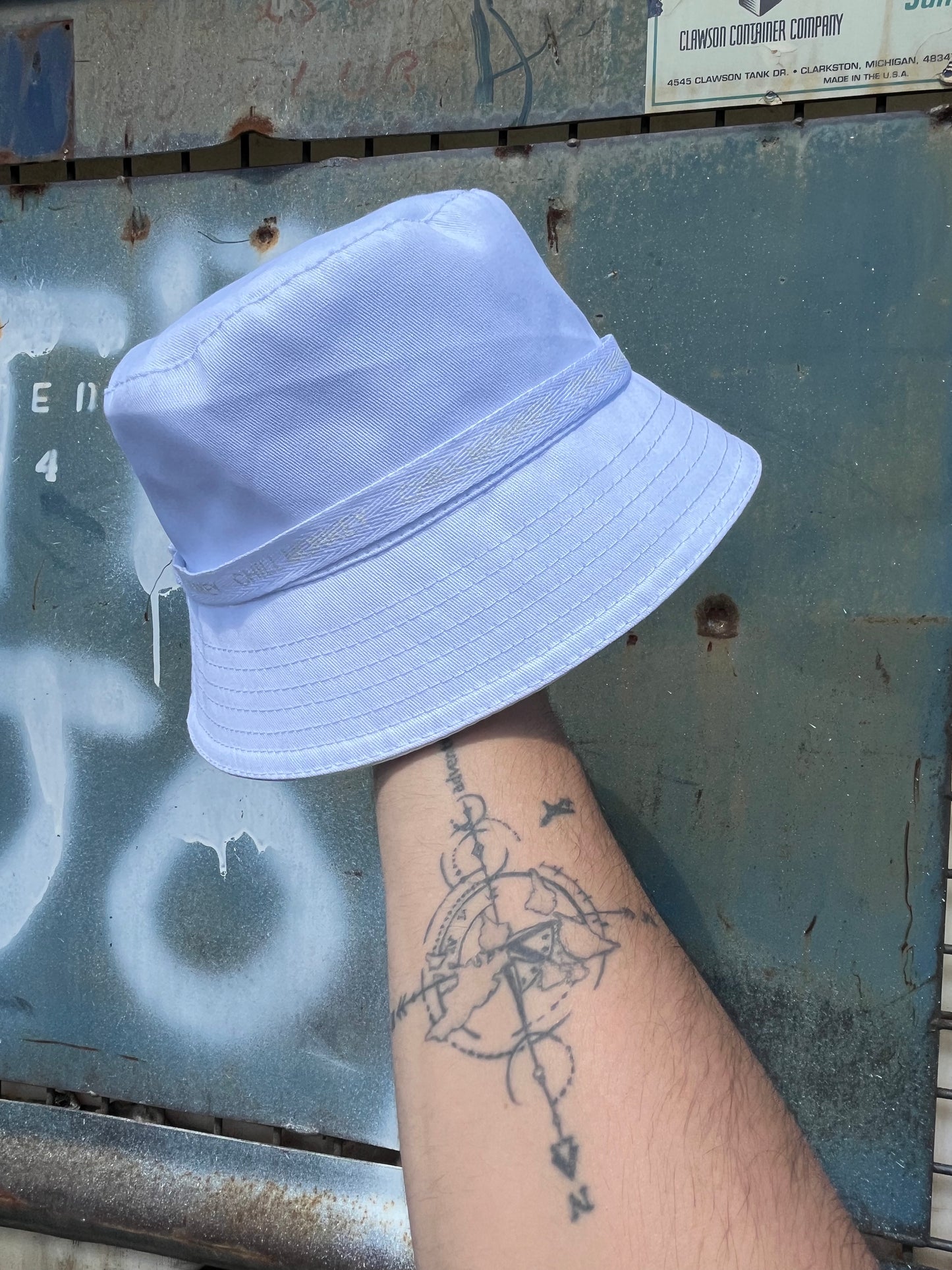 Chill Monkey Bucket Hat White