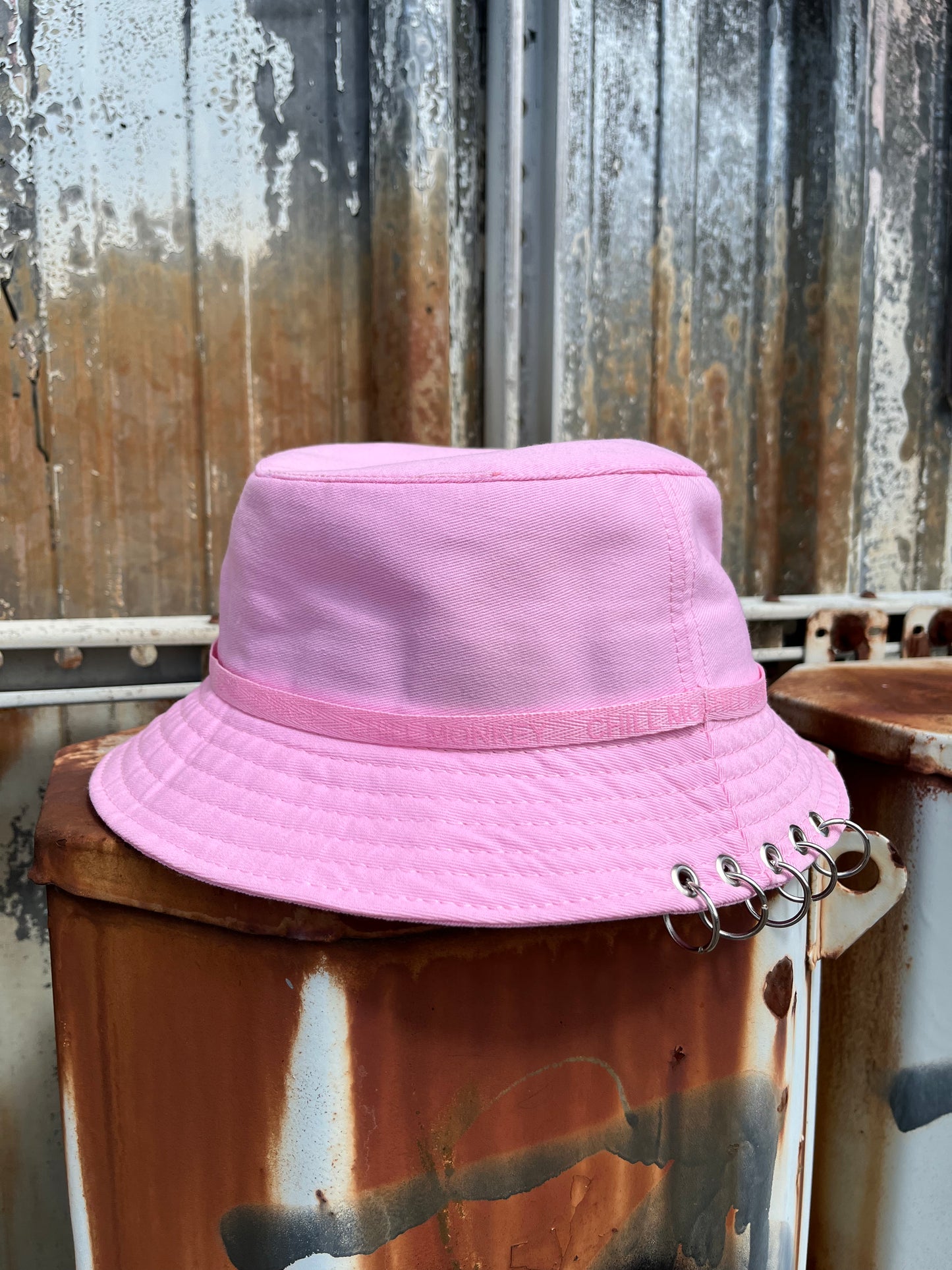 Chill Monkey Bucket Hat Pink